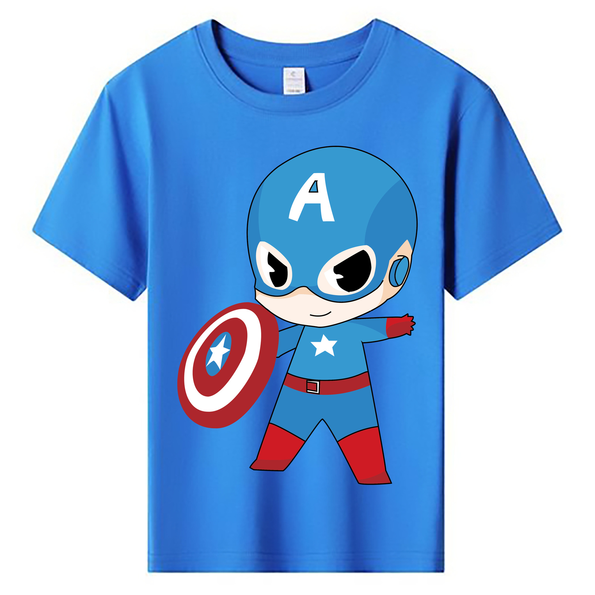 （画像用） アベンジャーズ The Avengers 綿100％キッズTシャツ（フロントプリント）